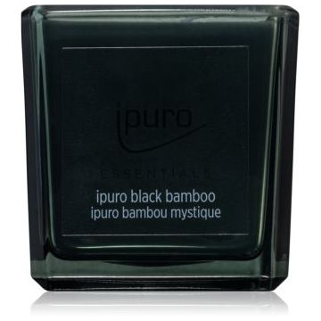 ipuro Essentials Black Bamboo lumânare parfumată