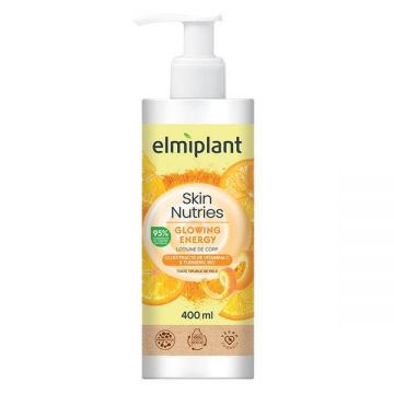 Lotiune de Corp cu Extracte de Vitamina C si Turmeric Bio - Elmiplant Skin Nutries Glowing Energy, 400 ml ieftina