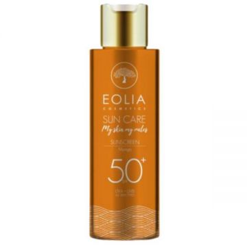 Lotiune de Plaja cu Acid Hialuronic si Aroma de Mango Eolia SPF 50 150 ml