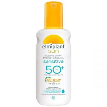 Lotiune Spray Protectie Solara cu Ulei de Canepa - Elmiplant Sun Sensitive FPS 50+, 200 ml ieftina