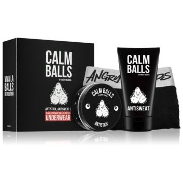 Angry Beards Antistick, Antisweat & Revolutionary Balls Holder Underwear set cadou pentru bărbați