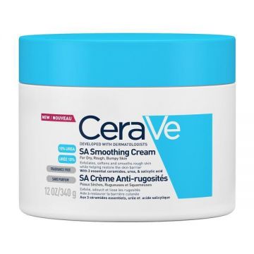 Crema de corp hidratanta si exfolianta pentru piele uscata, aspra cu rugozitati, CeraVe, 340 g de firma originala