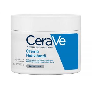 Crema hidratanta pentru fata si corp piele uscata si foarte uscata, CeraVe, 340 g ieftina