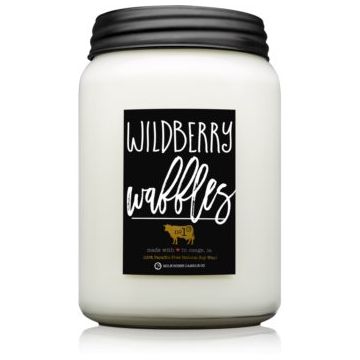 Milkhouse Candle Co. Farmhouse Wildberry Waffles lumânare parfumată Mason Jar