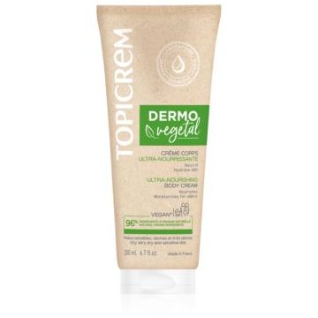 Topicrem Dermo Vegetal crema de corp nutritiva pentru piele uscata ieftina