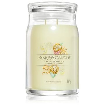 Yankee Candle Banoffee Waffle lumânare parfumată Signature la reducere