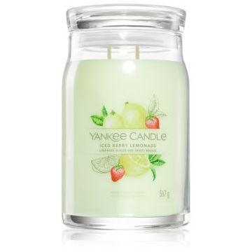 Yankee Candle Iced Berry Lemonade lumânare parfumată Signature