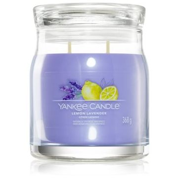 Yankee Candle Lemon Lavender lumânare parfumată Signature de firma original