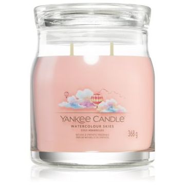 Yankee Candle Watercolour Skies lumânare parfumată Signature ieftin