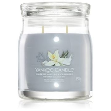 Yankee Candle Smoked Vanilla & Cashmere lumânare parfumată