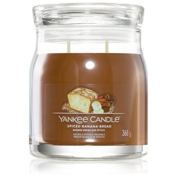 Yankee Candle Spiced Banana Bread lumânare parfumată Signature