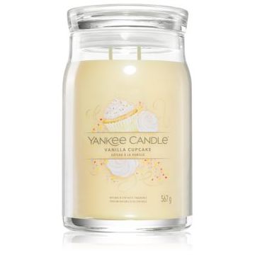 Yankee Candle Vanilla Cupcake lumânare parfumată Signature ieftin