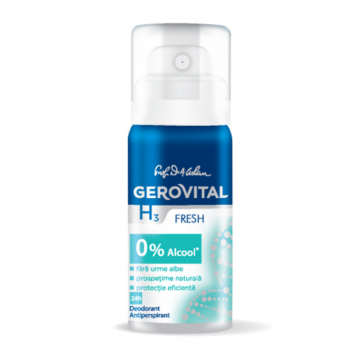 Deodorant Antiperspirant Gerovital H3 Fresh, 40 ml de firma original