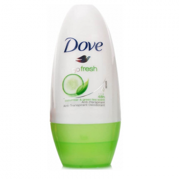 Deodorant Roll-On Dove Cucumber&Green Tea, 50 ml, Castravete/ Ceai Verde, Protectie 48 h ieftin