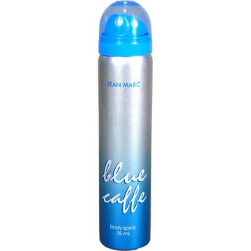 Deodorant Spray WOMEN JEAN MARC Blue Caffe, 75 ml, Protectie 24 h, Parfum Flori/Fructat de firma original