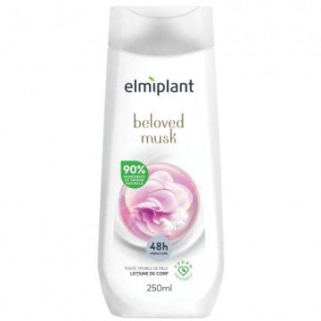 Lotiune de Corp Elmiplant Beloved Musk, 250 ml, Parfum Mosc Alb ieftina