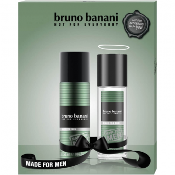 Set Cadou pentru Barbati Bruno Banani For Men, Deodorant Natural Spray 75 ml si Deodorant Spray 150 ml, Set Ingrijire