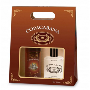 Set Cosmetice Barbati JEAN MARC Copacabana, After Shave 100 ml si Spray Deodorant de Corp 150 ml