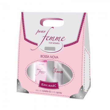 Set Cosmetice Femei JEAN MARC Pour Femme, Parfum 50 ml si Spray Deodorant de Corp 75 ml ieftin