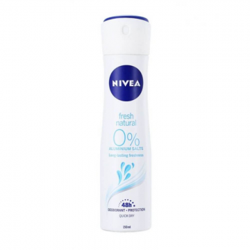 Spray Deodorant Nivea Fresh Natural, 150 ml, Bumbac