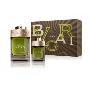 Set Cadou Bvlgari Man Wood Essence (Concentratie: Apa de Parfum, Gramaj: 100ml+15ml) de firma original