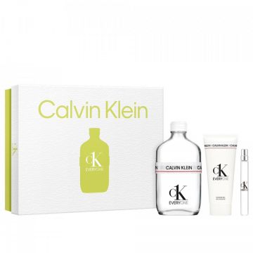 Set cadou Calvin Klein Everyone (Continut set: 200 ml Apa de Toaleta + 100 ml Gel de dus + 10 ml Apa de Toaleta) de firma original