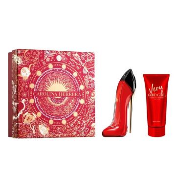 Set Cadou Carolina Herrera Very Good Girl, Apa de Parfum + Lotiune de Corp (Continut set: 50 ml Apa de parfum + 75 ml Lotiune de corp)