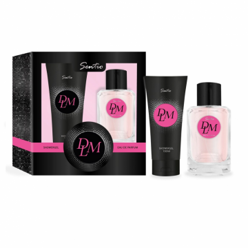 Set cadou femei Sentio DLM apa parfum 100ml+gel dus 150ml ieftin