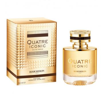 Boucheron Quatre Iconic, Apa de Parfum , Femei (Concentratie: Apa de Parfum, Gramaj: 50 ml) de firma original