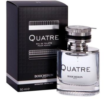 Boucheron Quatre Pour Homme, Apa de Toaleta (Concentratie: Apa de Toaleta, Gramaj: 50 ml) de firma original