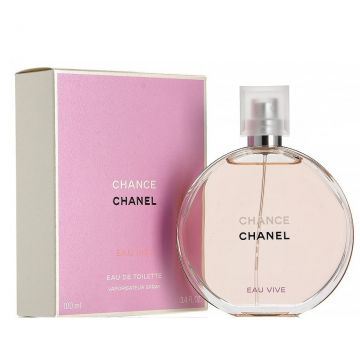 Chanel Chance Eau Vive, Apa de Toaleta, Femei (Concentratie: Apa de Toaleta, Gramaj: 100 ml) de firma original