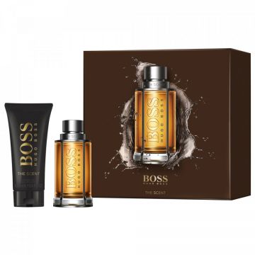 Set Cadou Boss The Scent, Apa de Toaleta, Barbati (Continut set: 50 ml Apa de Toaleta + 100 ml Gel de Dus) ieftin