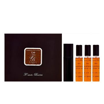 Set Cadou Franck Boclet Cafe Apa de Parfum, Unisex (Continut set: 4 x 20 ml Apa de Parfum) de firma original