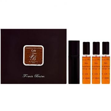 Set Cadou Franck Boclet Vanilie Apa de Parfum, Unisex (Continut set: 4 x 20 ml Apa de Parfum) de firma original