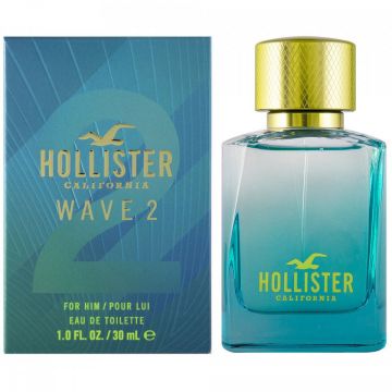 Hollister Wave 2 For Him, Apa de Toaleta, Barbati (Concentratie: Apa de Toaleta, Gramaj: 30 ml) ieftin