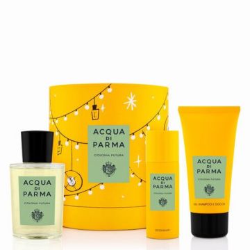 Set Cadou Acqua Di Parma Colonia Futura (Continut set: 100 ml Apa de colonie + 75 ml Gel de dus + 50 ml Deodorant Spray)