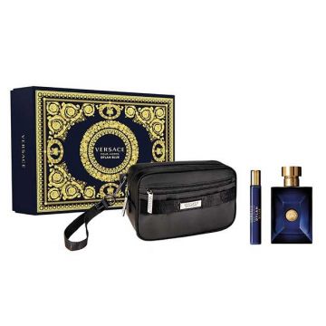 Set cadou Versace Pour Homme Dylan Blue, Apa de Toaleta (Concentratie: Apa de Toaleta, Gramaj: 100 ml + 10 ml)