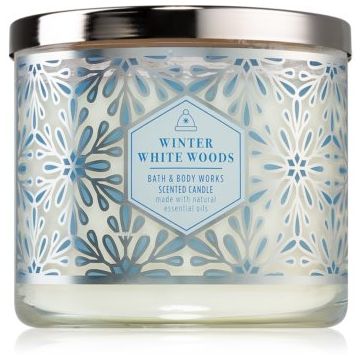 Bath & Body Works Winter White Woods lumânare parfumată de firma original