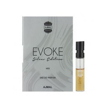 Esantion Ajmal Evoke Silver Edition, Femei, Apa de Parfum, 1.5 ml (Concentratie: Apa de Parfum, Gramaj: 1.5 ml)