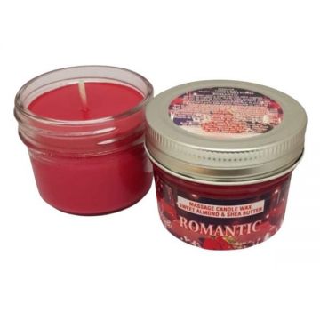 Lumanare pentru Masaj Romantic Kosmo Oil - Massage Candle Wax Sweet Almond and Shea Butter, 100 ml la reducere