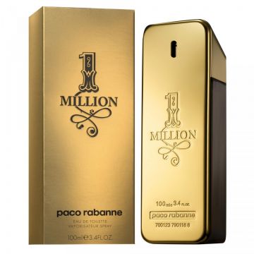 Paco Rabanne 1 Million, Barbati, Apa de Toaleta (Concentratie: Apa de Toaleta, Gramaj: 100 ml) de firma original