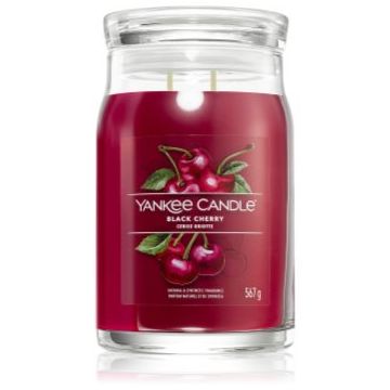 Yankee Candle Black Cherry lumânare parfumată Signature