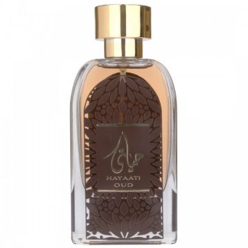 Apa de Parfum Hayaati Oud Ard Al Zaafaran Barbati - 100ml de firma original