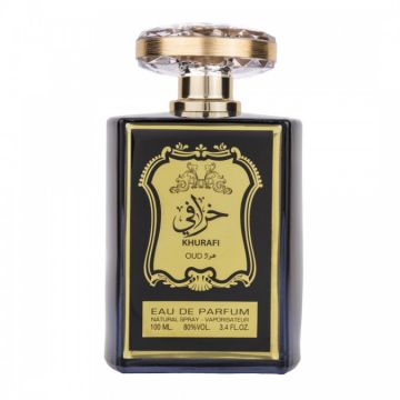 Apa de Parfum Khurafi Oud Al Raheeb Unisex - 100ml de firma original