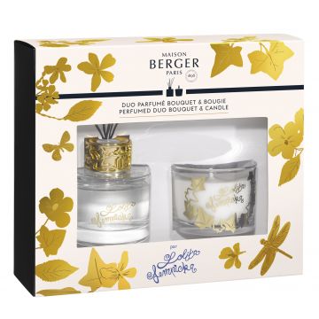 Set Maison Berger Duo Lolita Lempicka Bouquet Parfume 80ml + lumanare parfumata 80g la reducere