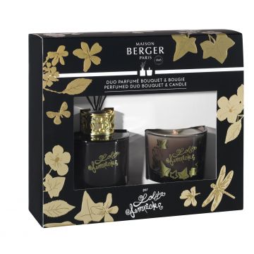 Set Maison Berger Duo Lolita Lempicka Noir Bouquet Parfume 80ml + lumanare parfumata 80g la reducere