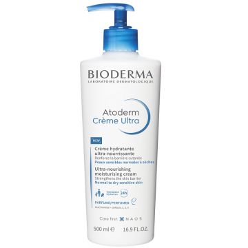 Crema hidratanta parfumata Bioderma Atoderm Ultra, 500 ml (Concentratie: Crema, Gramaj: 500 ml) de firma originala