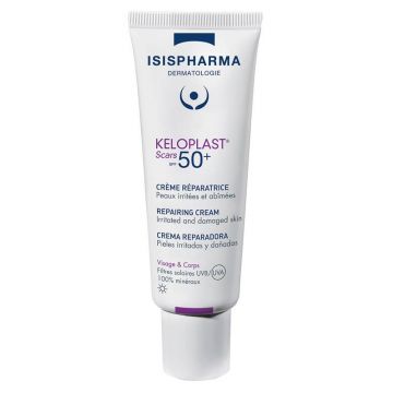 Crema reparatoare Isispharma Keloplast Scars SPF 50+, 40 ml de firma originala