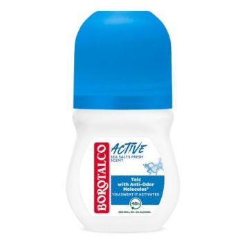 Deodorant Roll-On Borotalco Active Sea Salts (Concentratie: Roll-On, Gramaj: 50 ml) de firma original