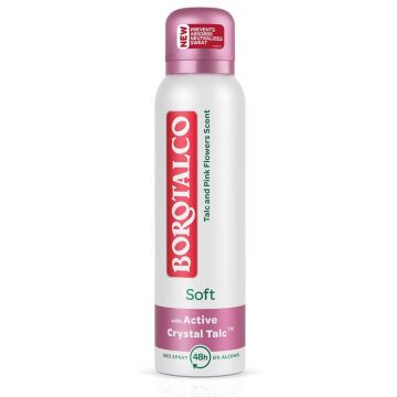 Deodorant spray Borotalco Soft, 150 ml (Concentratie: Deo Spray, Gramaj: 150 ml) ieftin